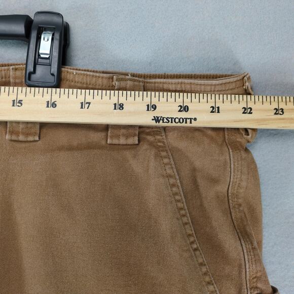 Duluth Trading Flex Fire Hose Cargo Work Pants Men's 44x28 Relaxed Fit 45507 Tan - Picture 6 of 10